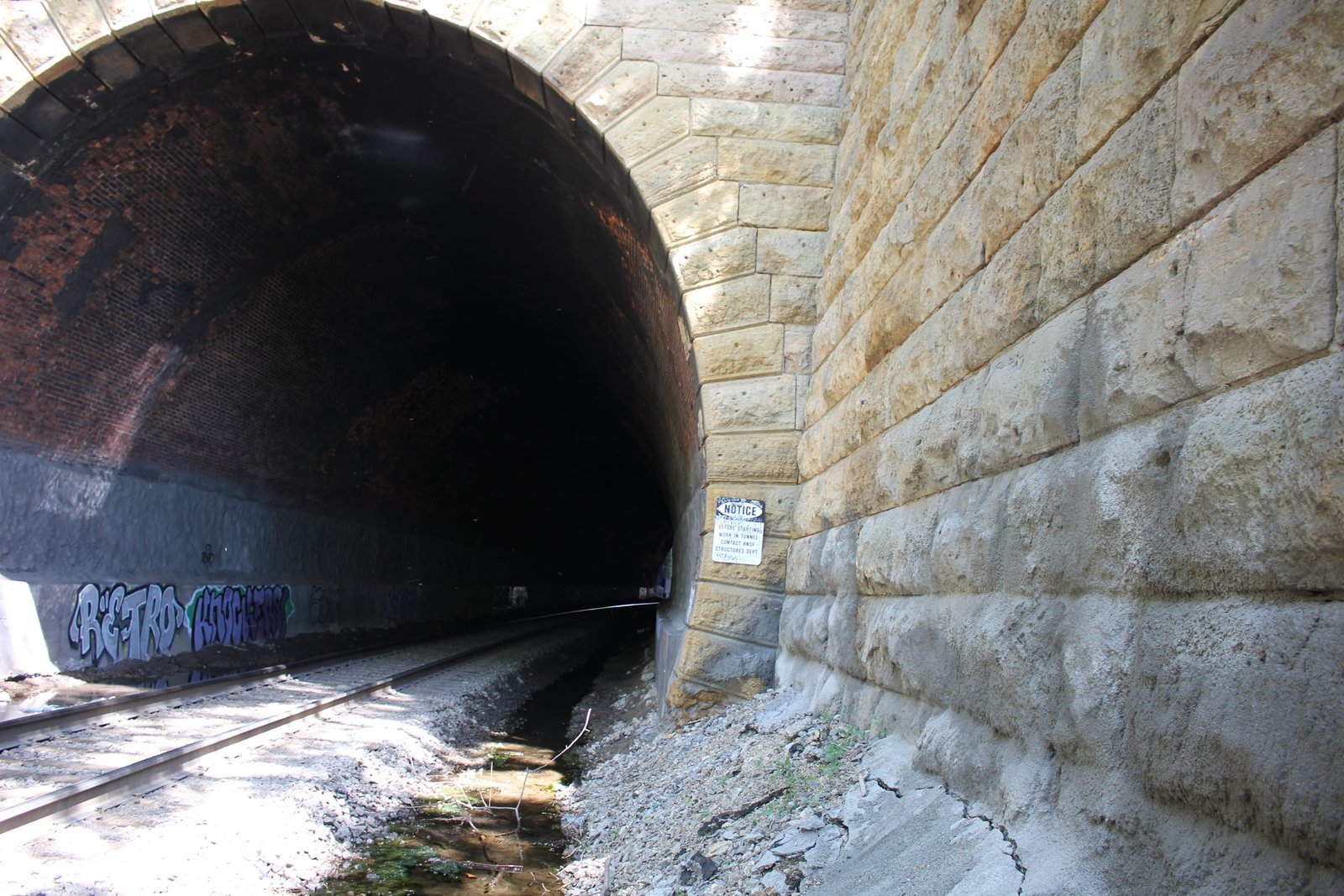 East abutment